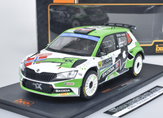 Škoda Fabia Rally2 EVO, No.20, Monte Carlo, 2022 .Mikkelsen/Torstein - IXO 1:18
