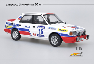 Škoda 130 LR no.15 Barum Tríbeč Rallye 1986 (J.Sedlář/J.Častulík) ACL 1:18