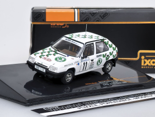 Škoda Favorit, No.11, Rally Monte Carlo , E.Triner/J.Klima, 1993 IXO 1:43