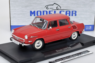 Škoda 1000 MB červená 1:18 MCG 1:18 + Dárek magnetka