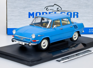 Škoda 1000 MB modrá MCG 1:18 + Dárek magnetka