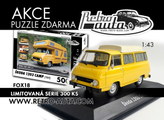 Škoda 1203 Camping 1:43 - zavřená varianta
