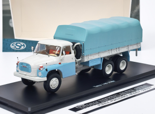 Tatra 148 VNM s plachtou - Modrá/Bílá SSM 1:43