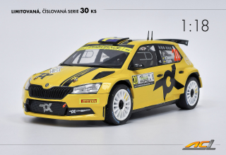 Škoda Fabia Rally2 evo no.20 Rally Monza 2020 P.Tidemand / P.Barth ACL 1:18