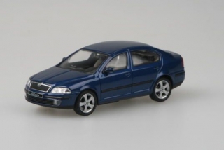 Škoda Octavia II (2004) 1:43 - Modrá Hlubinná Metalíza