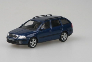 Škoda Octavia II Combi (2004) 1:43 - Modrá Hlubinná Metalíza