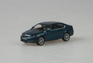 Škoda Octavia III (2012) - Modrá Lava Metalíza ABREX 1:43