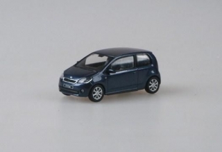 Škoda Citigo 3dveřové (2011) - Modrá Night Metalíza ABREX 1:43