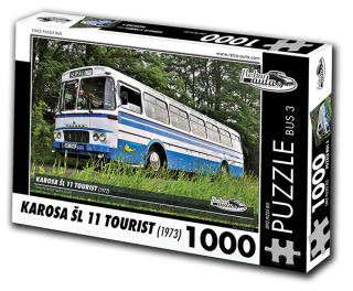 Puzzle BUS 03 - KAROSA ŠL 11 TOURIST (1973) 1000 dílků