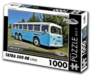 Puzzle BUS 09 - TATRA 500 HB (1964) 1000 dílků