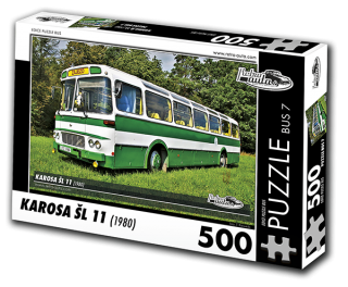 Puzzle BUS 07 - KAROSA ŠL 11 (1980) 500 dílků