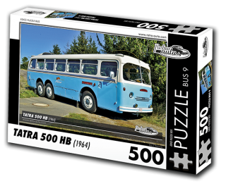Puzzle BUS 09 - TATRA 500 HB (1964) 500 dílků