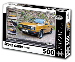 Puzzle č. 20 - ŠKODA GARDE (1983) 500 dílků