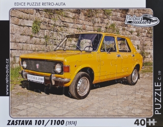 Puzzle č. 19 - ZASTAVA 101/1100 (1974) 40 dílků