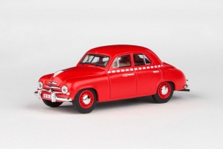 Škoda 1201 (1956) - Taxi - Červená Oranžová ABREX 1:43