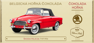 Škoda Felicia, typ 994 - hořká čokoláda 100 g 