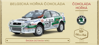 Škoda Octavia WRC - hořká čokoláda 100 g