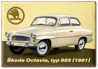 Magnetka - Škoda Octavia, typ 985 (1961), Béžová