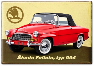 Magnetka Škoda Felicia, typ 994, Červená