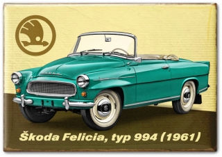 Magnetka - Škoda Felicia, typ 994 (1961), Zelená