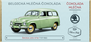 Škoda 1201 STW, typ 980 - mléčná čokoláda 100 g