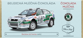 Škoda Octavia WRC - mléčná čokoláda 100 g