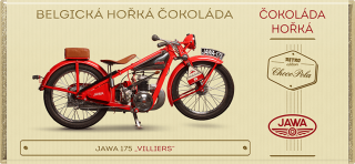 JAWA 175 Villiers - hořká čokoláda 100 g