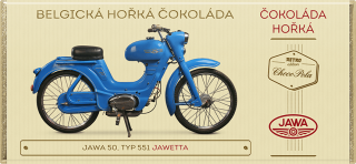 JAWA 50, typ 551 Jawetta - hořká čokoláda 100 g