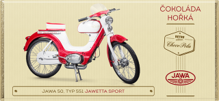 JAWA 50, typ 551 Jawetta Sport - hořká čokoláda 100 g