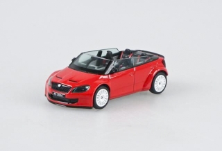 Škoda Fabia II FL RS2000 Concept (2011) Červená ABREX 1:43