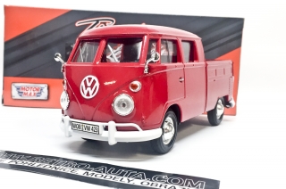 Volkswagen T1 DoKa 1:24 - Červená