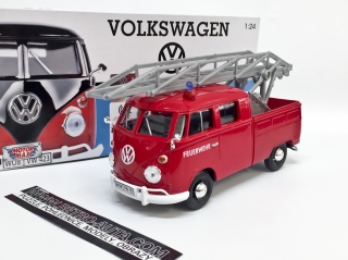 Volkswagen T1 Doka FEUERWEHR (HASIČI) 1:24