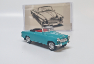 Škoda Felicia Roadster (1959) - Modrá světlá Brekina 1:87
