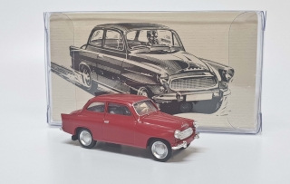 Škoda Octavia (1960) - Červená tmavá Brekina 1:87