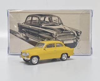 Škoda Octavia (1960) - Žlutá světlá Brekina 1:87