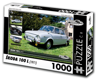 Puzzle č. 08 - ŠKODA 100 L (1971) 1000 dílků