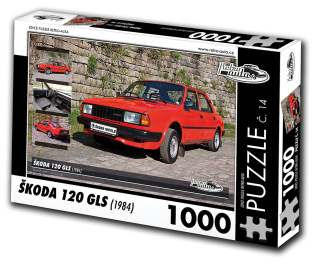 Puzzle č. 14 - ŠKODA 120 GLS (1984) 1000 dílků
