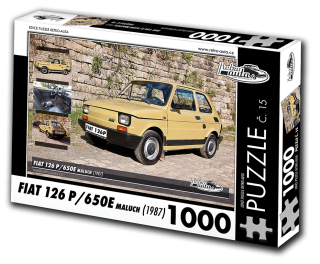 Puzzle č. 15 - FIAT 126 P/650E maluch (1987) 1000 dílků