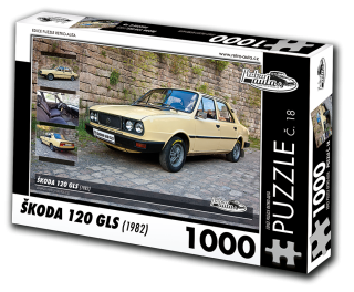 Puzzle č. 18 - ŠKODA 120 GLS (1982) 1000 dílků