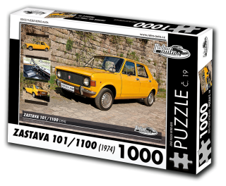 Puzzle č. 19 - ZASTAVA 101/1100 (1974) 1000 dílků