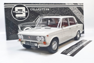 Lada 2103 (1976) Šedo-bílá Triple9 1:18 