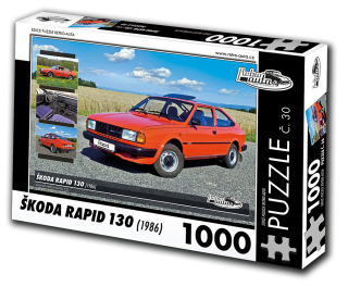 Puzzle č. 30 - ŠKODA RAPID 130 (1986) 1000 dílků
