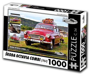 Puzzle č. 34 - ŠKODA OCTAVIA COMBI (1964) 1000 dílků