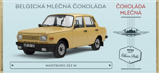 Wartburg 353 W - mléčná čokoláda 100 g