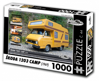 Puzzle č. 44 - ŠKODA 1203 CAMP (1969) 1000 dílků