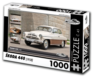 Puzzle č. 45 - ŠKODA 440 (1958) 1000 dílků