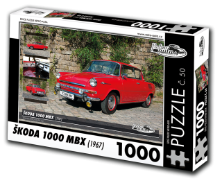 Puzzle č. 50 - ŠKODA 1000 MBX (1967) 1000 dílků