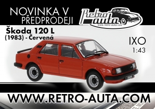 Škoda 120 L (1983) - Červená 1:43, IXO