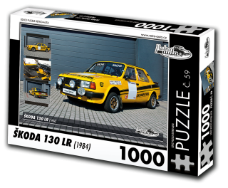 Puzzle č. 59 - ŠKODA 130 LR (1984) 1000 dílků