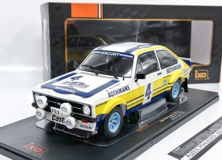 FORD ESCORT MK II RS 1800 #4 Rallye Acropolis 1979 H.Mikkola/A.Hertz IXO 1:18 